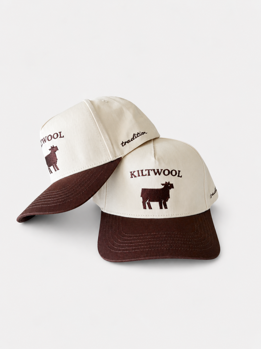 KILTWOOL two-toned cap