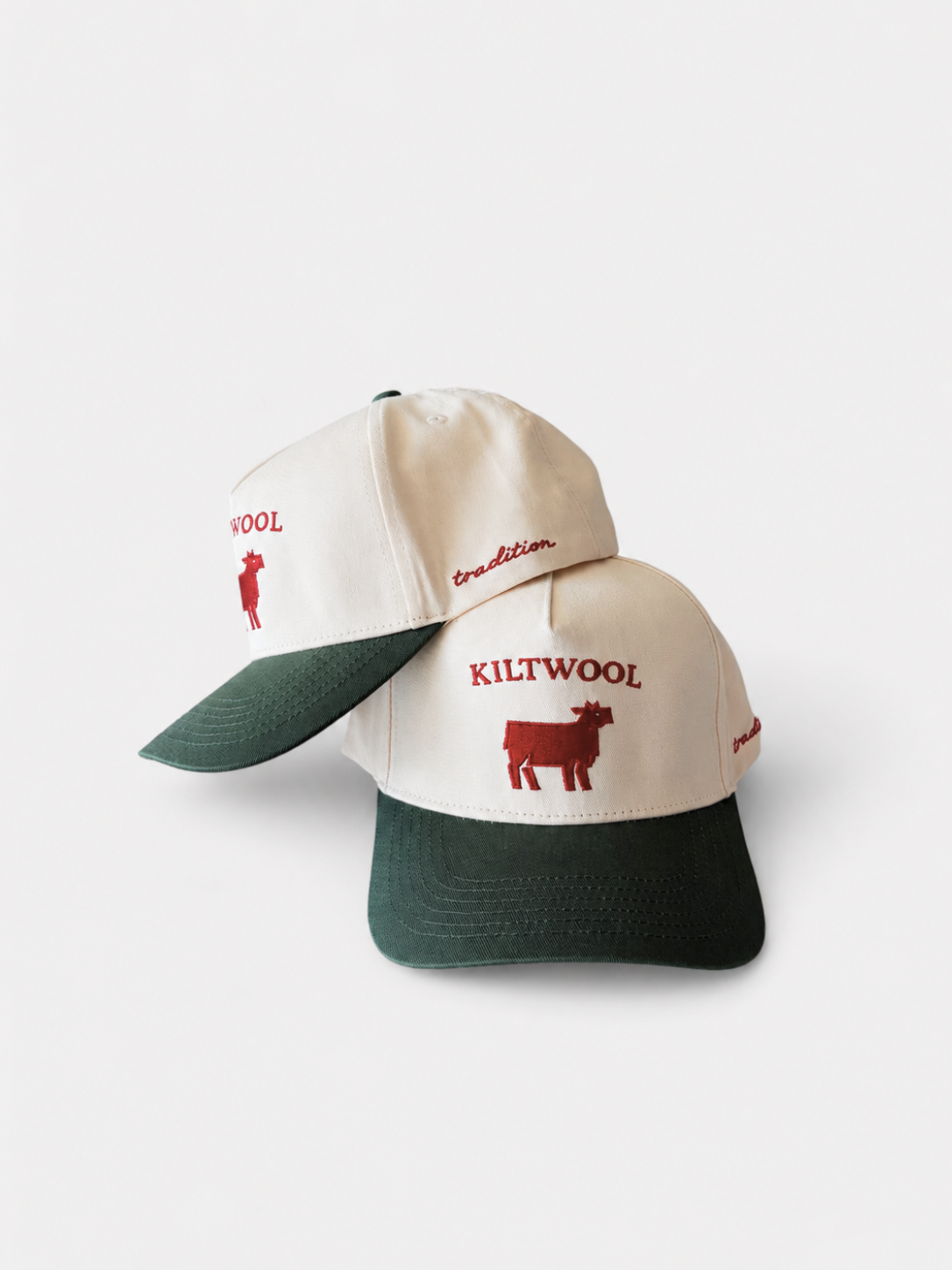 KILTWOOL two-toned cap